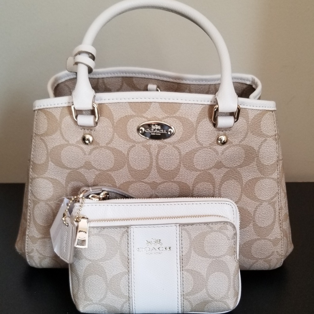 BRAND NEW Coach handbag with matching wallet